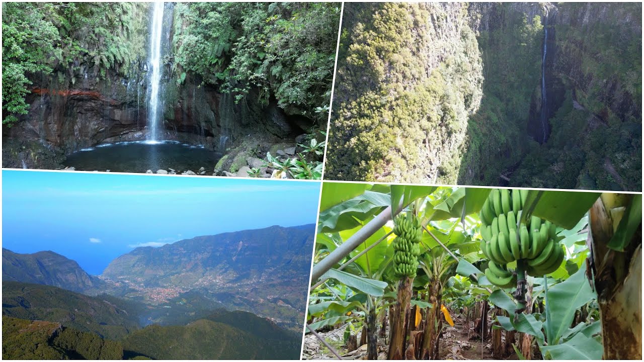 Madera-ciekawe miejsca z lądu i powietrza-Levady, Bica da Cana, Banana route.