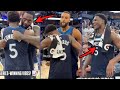 Anthony Edwards, Julius Randle &amp; Timberwolves Celebration After Eliminating Warriors in Game 5!
