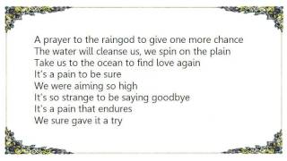 Frank Black - Strange Goodbye Lyrics