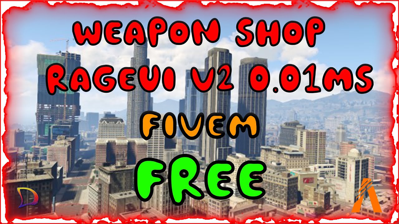 [Fivem] [RageUI V2] WEAPON SHOP FACILEMENT ET FULL CONFIGURABLE 0.01ms