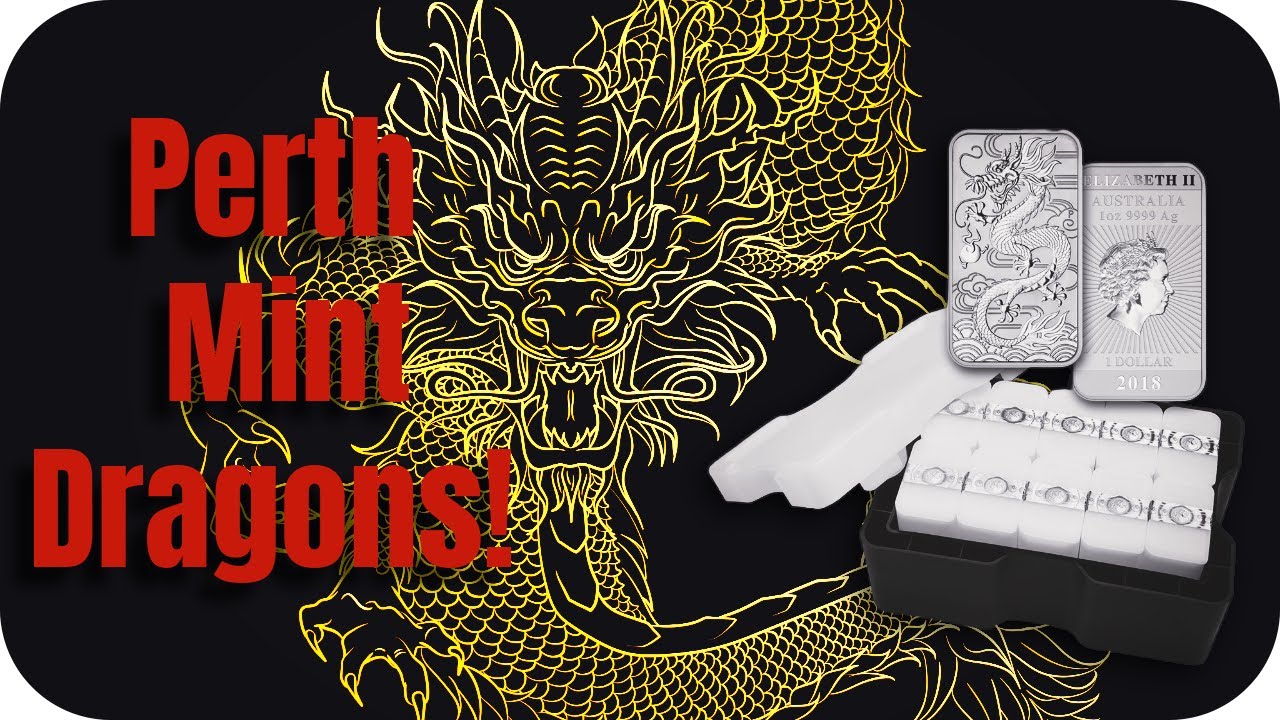Silvery Dragons from Perth Mint 
