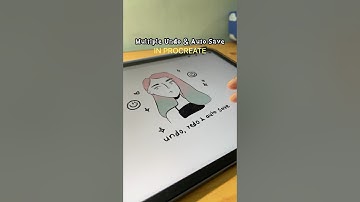How to Undo & Redo in Procreate Multiple Undo in Procreate Tutorial Does Procreate Auto Saves
