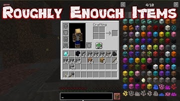 Minecraft Roughly Enough Items Mod Showcase (Minecraft 1.14.2)