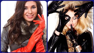 highly gorgeous &amp; most stylish leather gloves designs ideas for women&#39;s