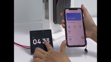 HomeKit - Cách cài đặt kết nối màn hình theo dõi và khóa AB-34D app Tuya smart