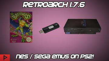 Run RetroArch 1.7.6 on Modded PS2 - Play NES and SEGA Games