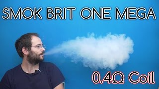 SMOK Brit Mega One Kit 0.4Ω Coil, How it vapes?