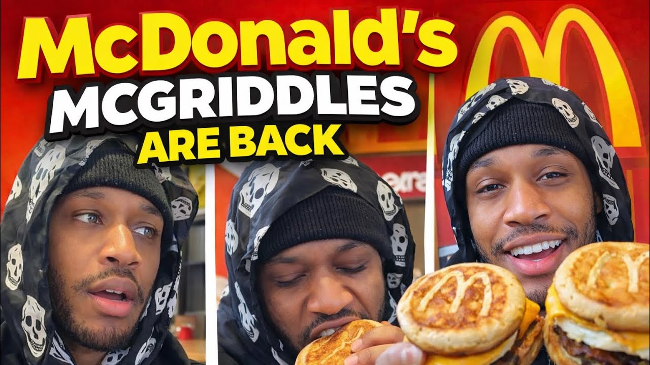 KrismasSnow Tries Mcdonalds Mcgriddle Meal 