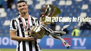 Cristiano Ronaldo All 20 Goals In Finals - Great Goal Scorer - World Of Goat's