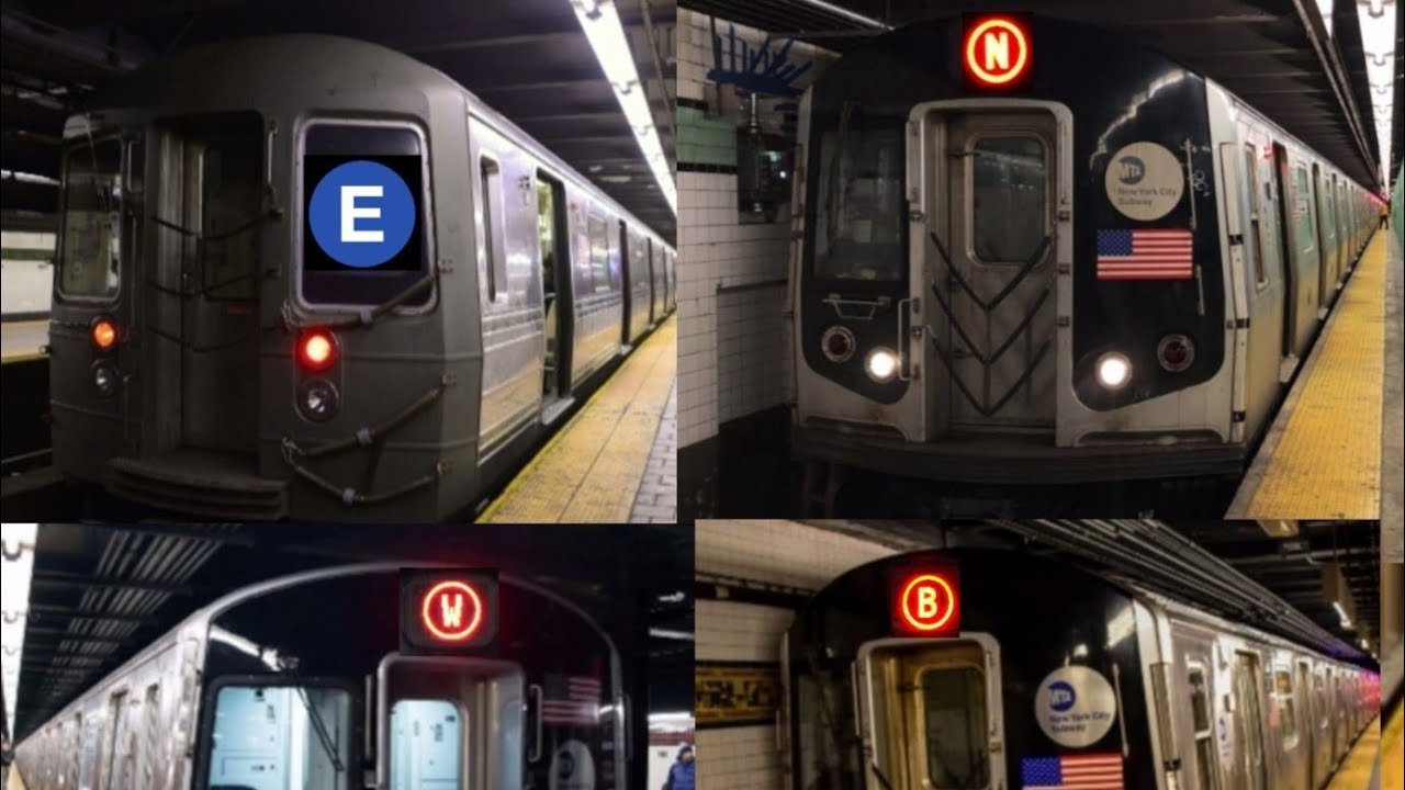 MTA Foamer Reacts to a R68A (E) Train R179 (W) Train and R143 (B) and (N) Trains