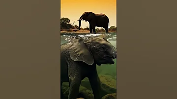 Baby Elephant Fell Into River Mother Elephant Rescue Team Saved Him Emotional Story 