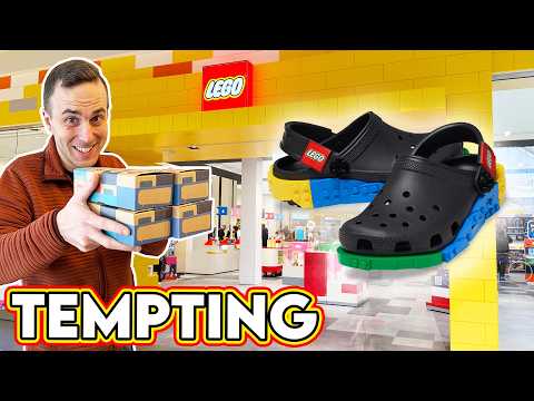 YouTube thumbnail: LEGO Store Finds &amp; Crocs in the Wild!?