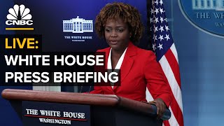 LIVE: White House press secretary Karine Jean-Pierre holds a briefing with reporters — 01\/23\/23