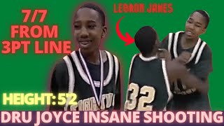 LEBRON JAMES HIGH SCHOOL TEAMMATE DRU JOYCE INSANE SHOOTING - 7 OF 7 FROM THREE POINT LINE Content