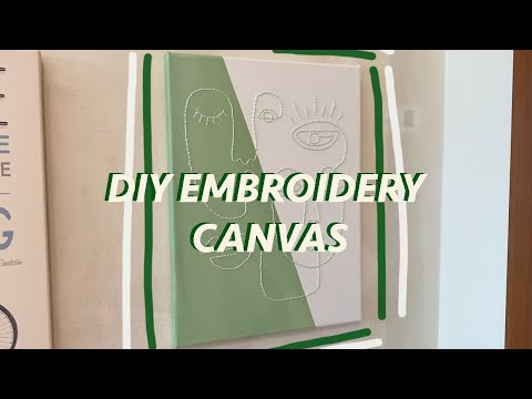 Video: Hoe Borduur Je Een Canvas Met Een Patroon