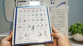 32 Multifunctional Presser Foot Kit Unboxing | Important For Stitching @SimplyQuickly