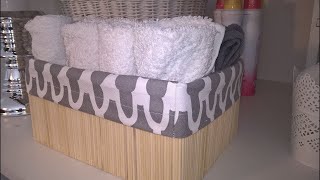 DIY Rangement ♻ panier avec une boîte à chaussures