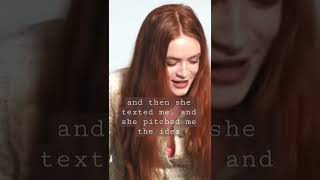 sadie sink talking about the all too well short film in an interview 