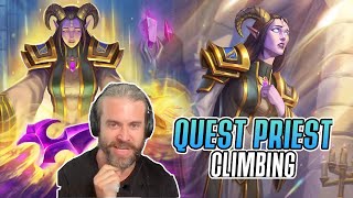 Hearthstone Quest Priest Climbing