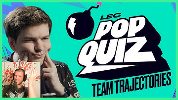 YamatoCannon Plays The LEC Pop Quiz | Team Trajectories