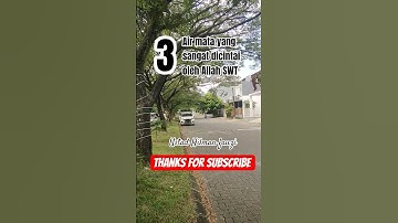 3 air mata yang dicintai Allah SWT #islam