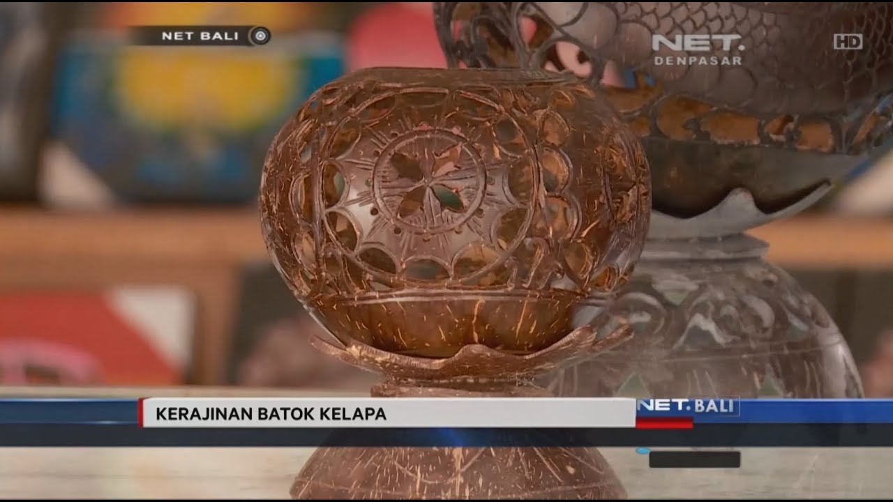 NET BALI KERAJINAN  BATOK  KELAPA  BALI YouTube