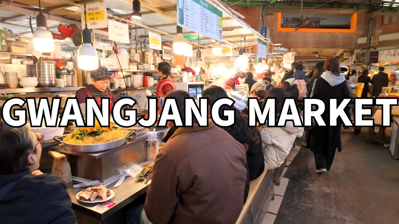 Seoul's Famous Netflix Market: Gwangjang Market Walking tour