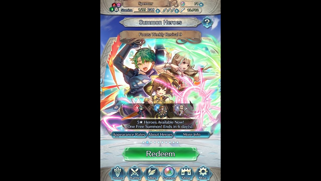 Fire Emblem: Heroes Summon 