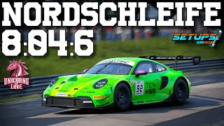 Porsche 992 GT3R Nordschleife 8:04:6 Hotlap - RennWelten Setups - Assetto Corsa Competizione