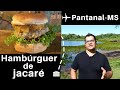 Hambúrguer de jacaré - Pantanal-MS - Viajando no hambúrguer brasileiro - #6