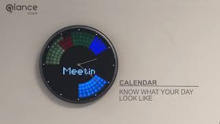 Demonstration Glance Clock Graphite