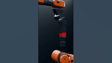 Finalized assembly render for the Robot arm!