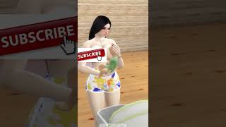 IBU MUDA CANTIK MENYUSUI BAYI THE SIMS 4 INDONESIA