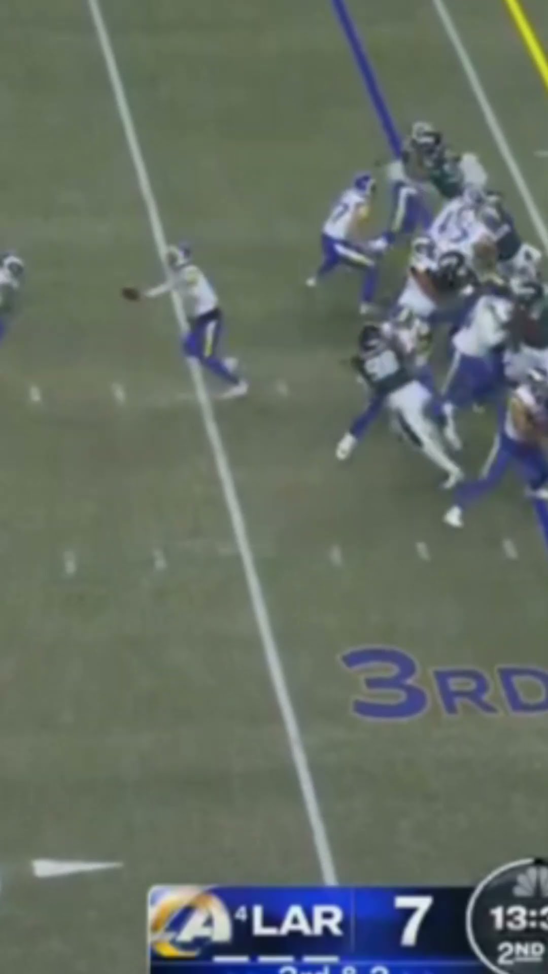 MASSIVE TFL from CJ Gardner-Johnson on 3rd down ?? Eagles vs Rams Divsional Round Highlights