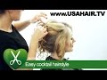 Easy сocktail hairstyle. parikmaxer TV USA