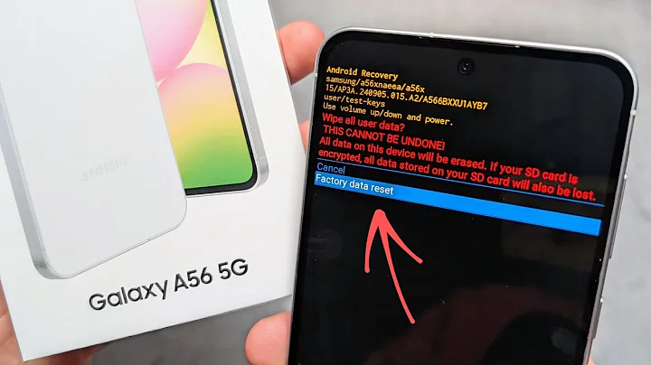 How to HARD RESET Samsung Galaxy A56 5G ( Hard + Soft Factory Reset / Delete all Data & Security)