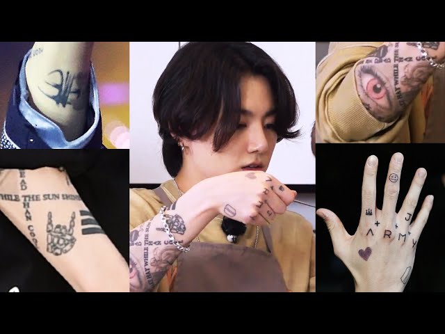 BTS Jungkook's Tattoos Attract Attention + Hints Of World Tour Including  France