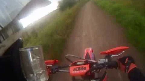 anthony crowe on his ktm 250 excf at ride xc abram...