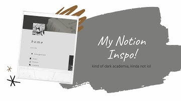 Dark Academia Notion Inspo!