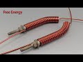 How to Make Free Electric Energy from Two Copper Coil use Transformers - Fan Motor