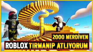 2000 BASAMAKLI MERDİVENE TIRMANDIM!!!🪜 Climb 2000 Stairs to VIP Obby | Roblox Türkçe