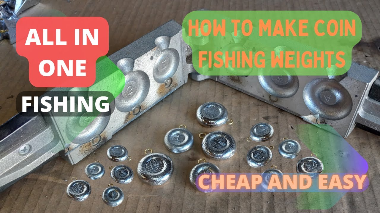HOW TO start making your own COIN fishing weights!!! 