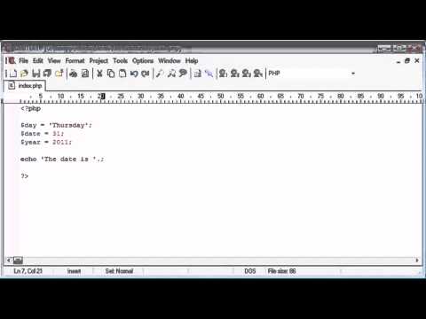 Beginner PHP Tutorial - Lesson №17 - Concatenation