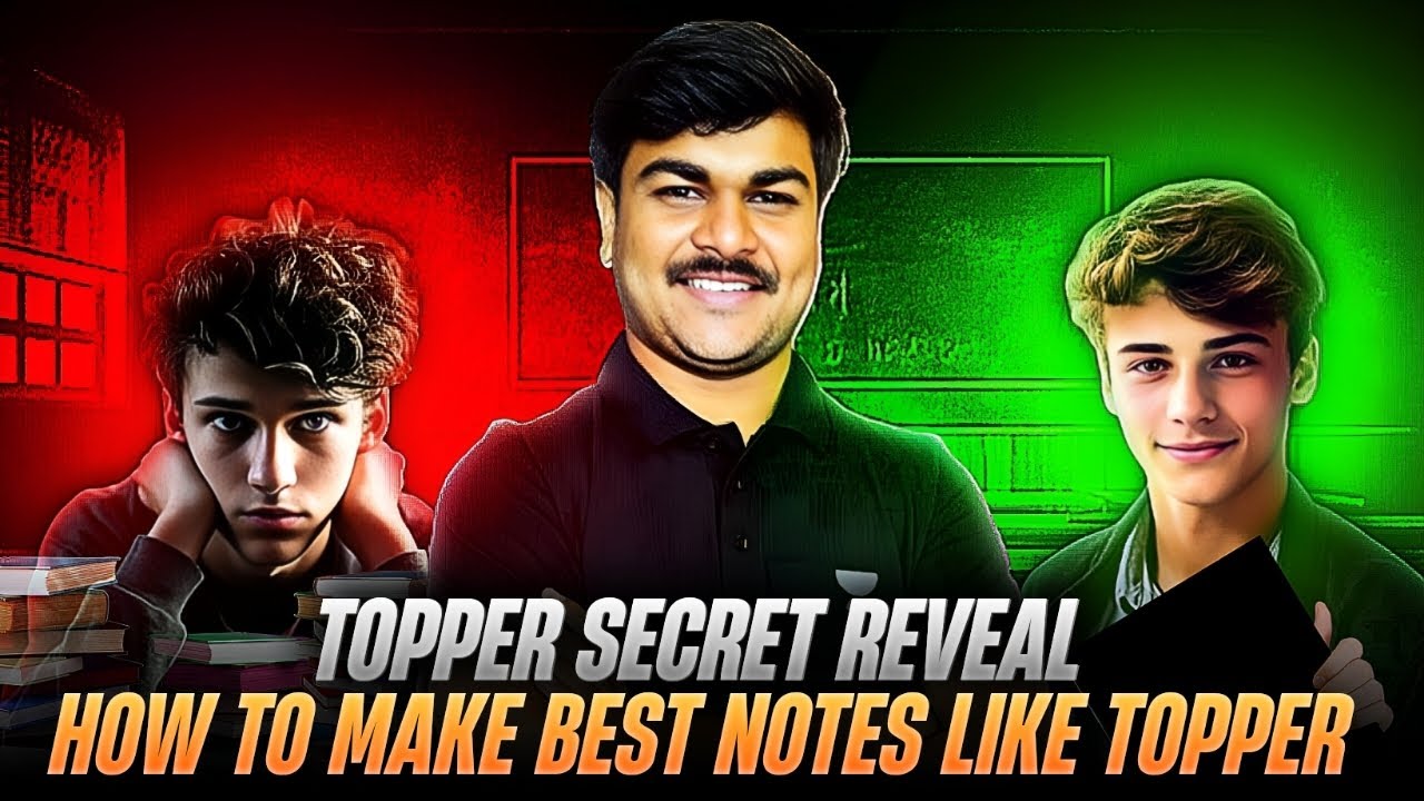 Toppers Secret STUDY Strategy 🤯| How to Make Best Notes Like Topper ...