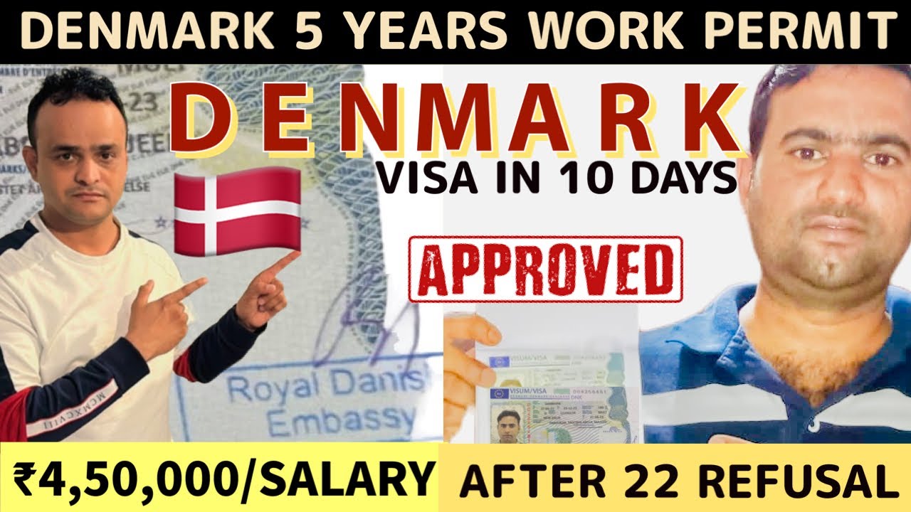 Denmark 5 Years Work Visa Approved For Indian ! Denmark Work Permit