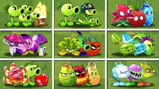 Random 20 Team 3 Plants Max Level - Which Team Plant Will Win? - PvZ 2 Team Plants