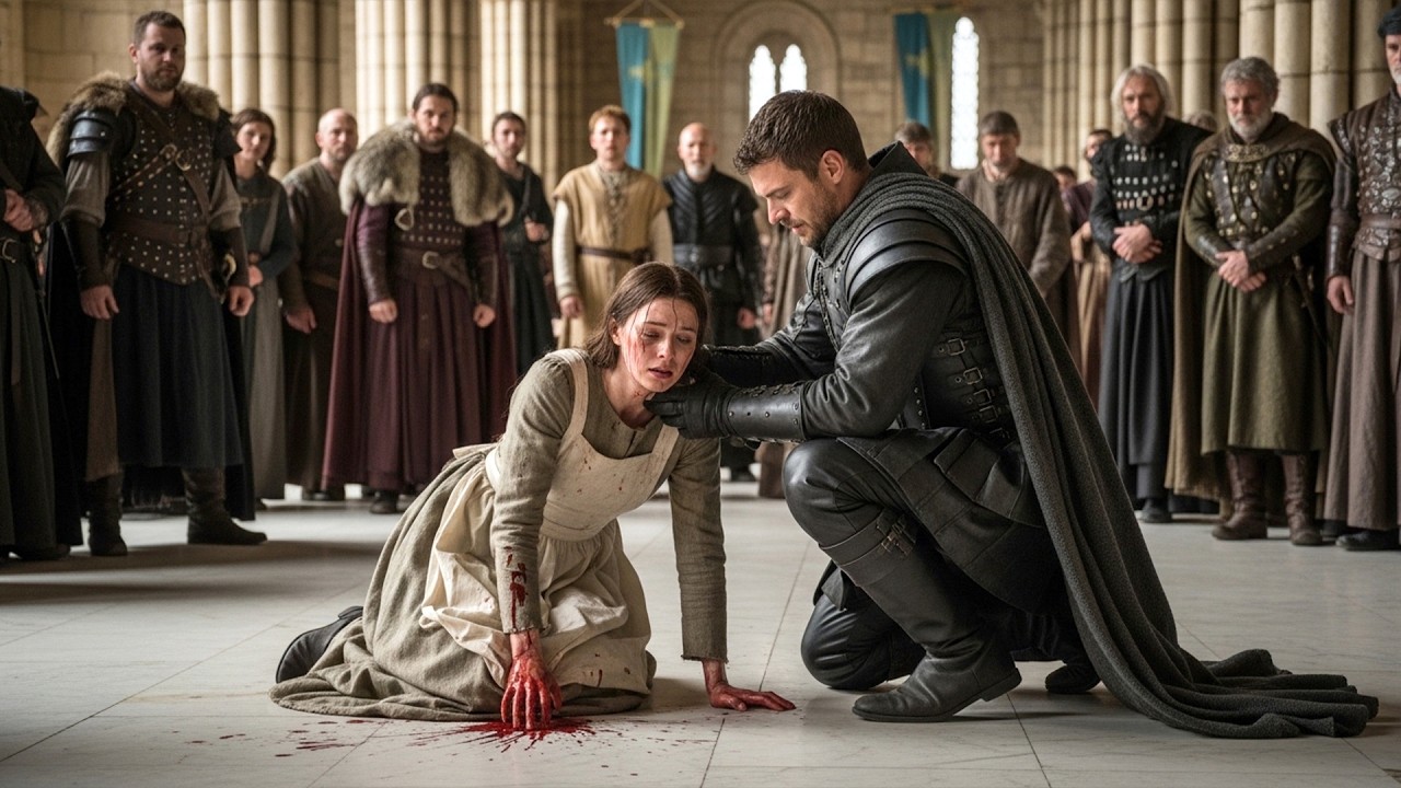 She Collapsed at the Alpha Ceremony Bleeding — Until the Alpha King Dropped to His Knees