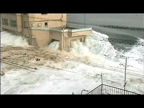 صور جديدة لتسونامي اليابان المدمر