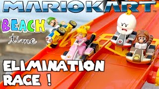 Mario Kart Hot Wheels, Elimination Race BEACH Time‼️