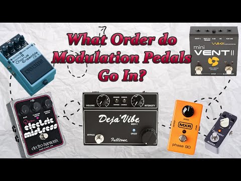 Pedalboard Order Part 1: What Order Do Modulation Pedals Go?